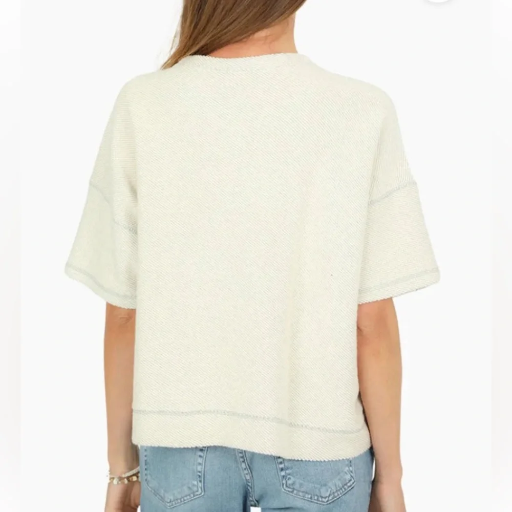 Dylan Hollister Raglan Drop Shoulder Short Sleeve Top L - Picture 2 of 11